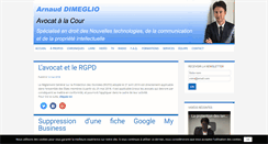 Desktop Screenshot of dimeglio-avocat.com